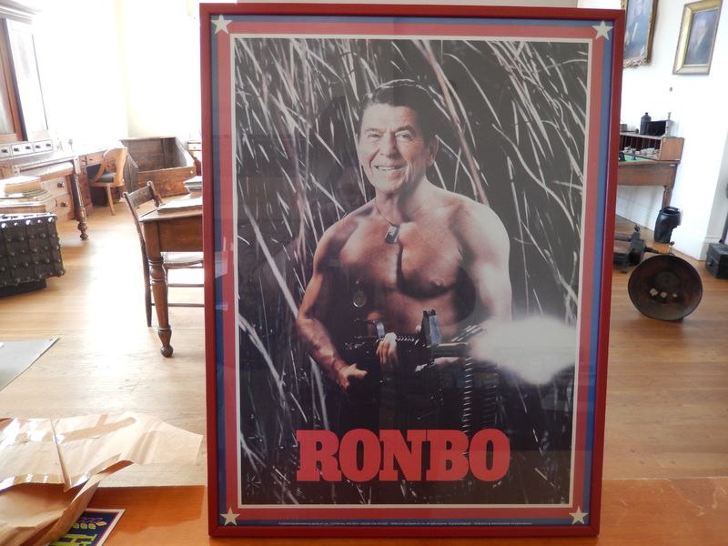 RONBO! Ronald Reagan as Rambo Poster