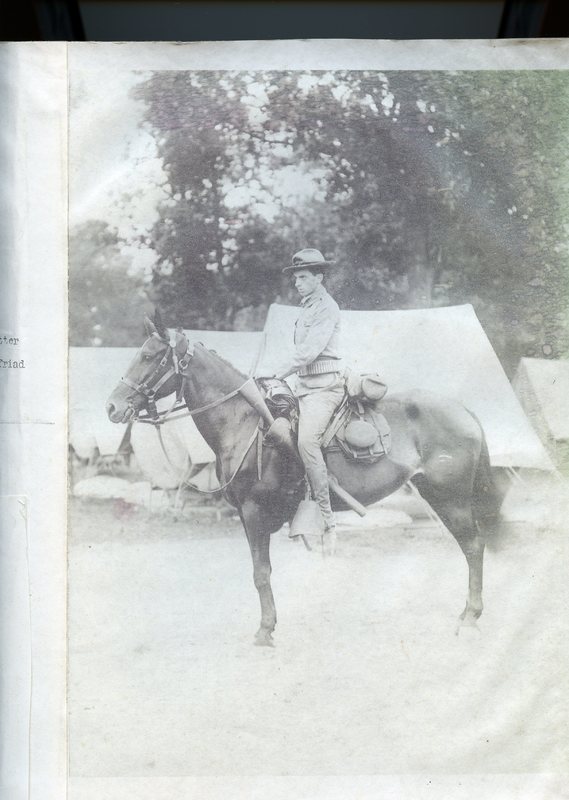 Roger E. Chapin at the Race Riots National Guard Camp