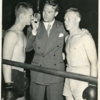 Eugene Taylor Boxing photo with Red Skelton