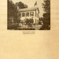 Front of Lincoln Home Pamphlet